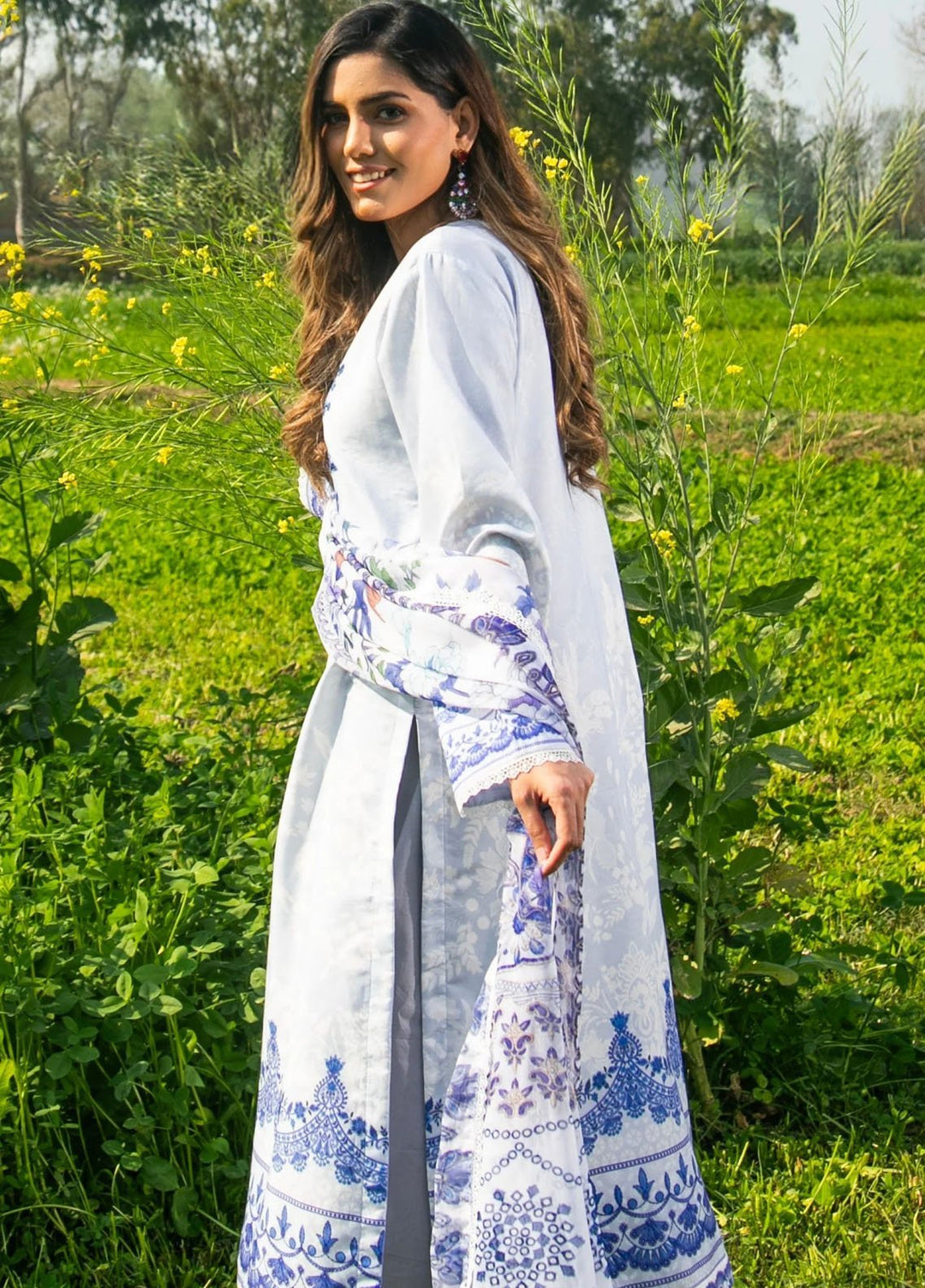 Chandan Nagri Pret Embroidered Lawn 3 Piece Suit Julet