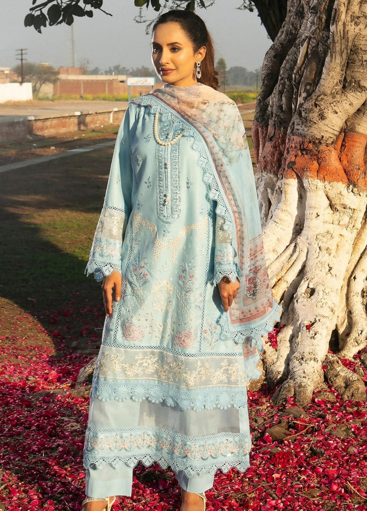Chandan Nagri Pret Embroidered Lawn 3 Piece Suit Rimna
