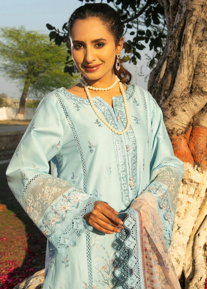 Chandan Nagri Pret Embroidered Lawn 3 Piece Suit Rimna