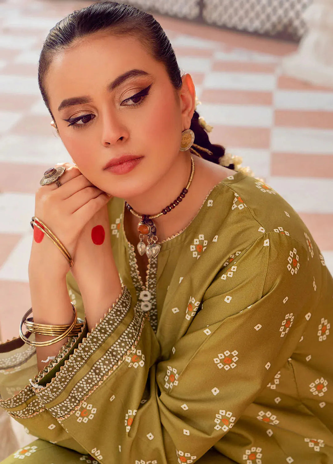 Chandan Nagri Pret Printed Lawn Kurti Kilk