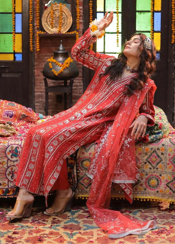 Chanderi by Edge Republic Embroidered Suit Pret 3 Piece Ethereal