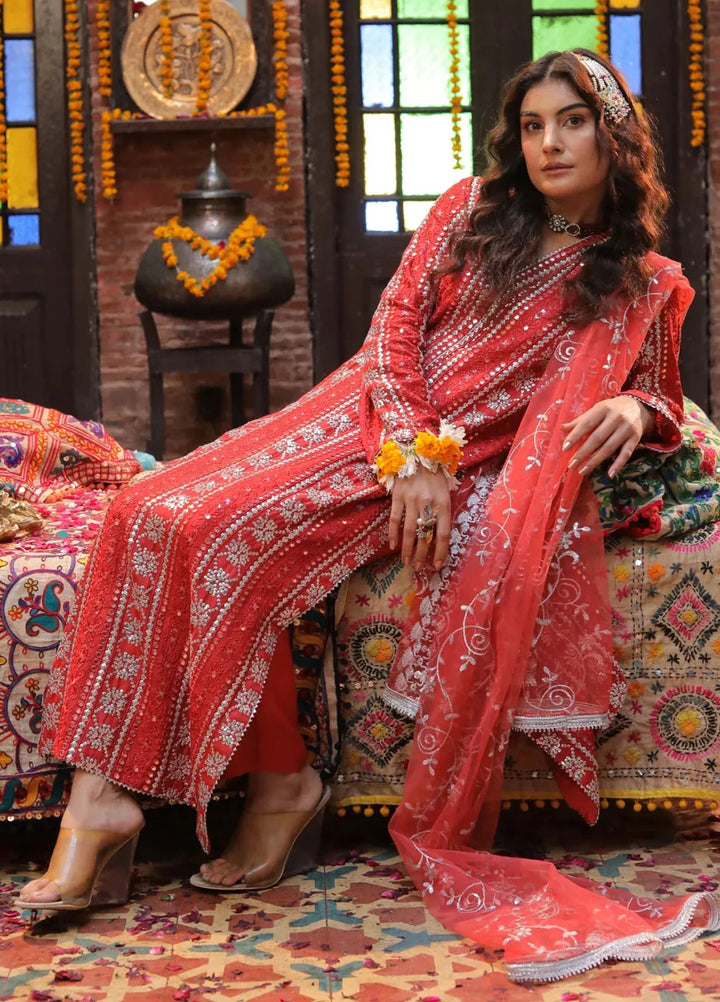 Chanderi by Edge Republic Embroidered Suit Pret 3 Piece Ethereal