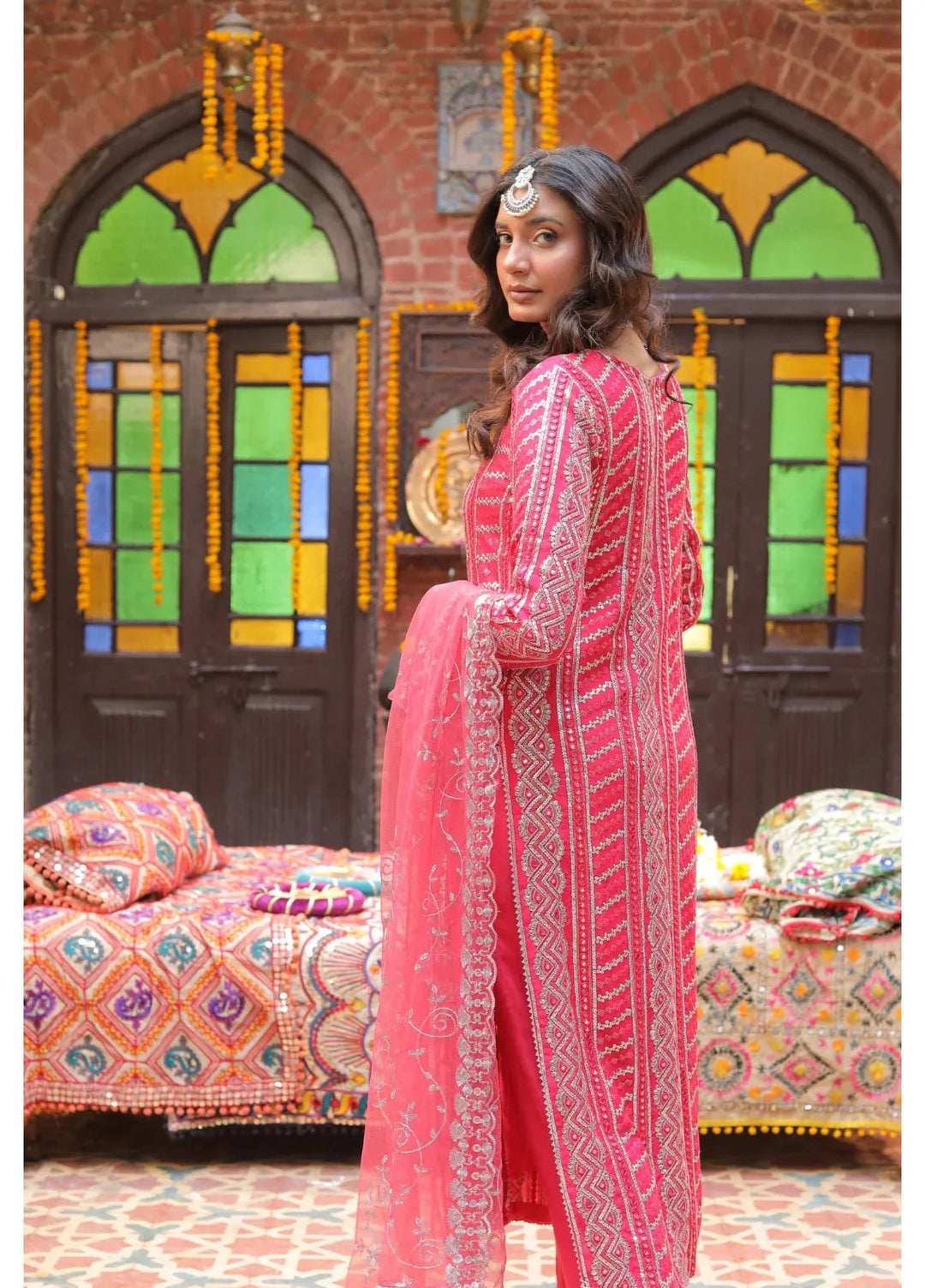 Chanderi by Edge Republic Embroidered Suit Pret 3 Piece Nocturnal