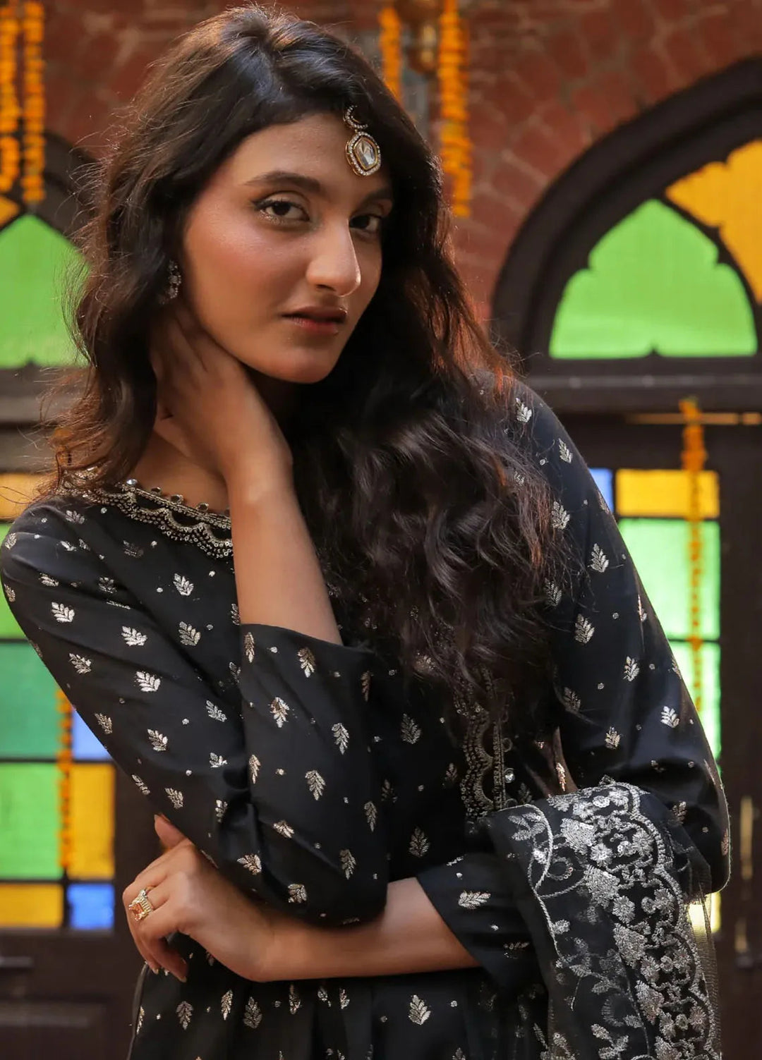 Chanderi by Edge Republic Embroidered Suit Pret 3 Piece Serenade