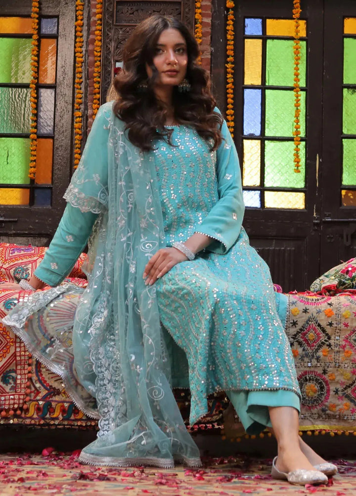 Chanderi by Edge Republic Embroidered Suit Pret 3 Piece Whispering