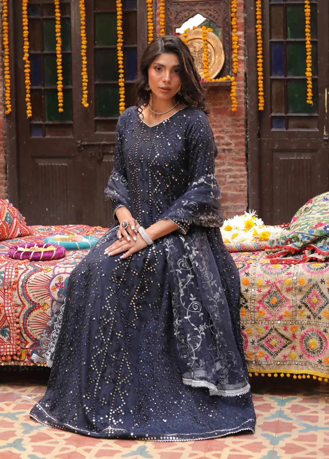 Chanderi by Edge Republic Embroidered Suit Pret 3 Piece Zephyr