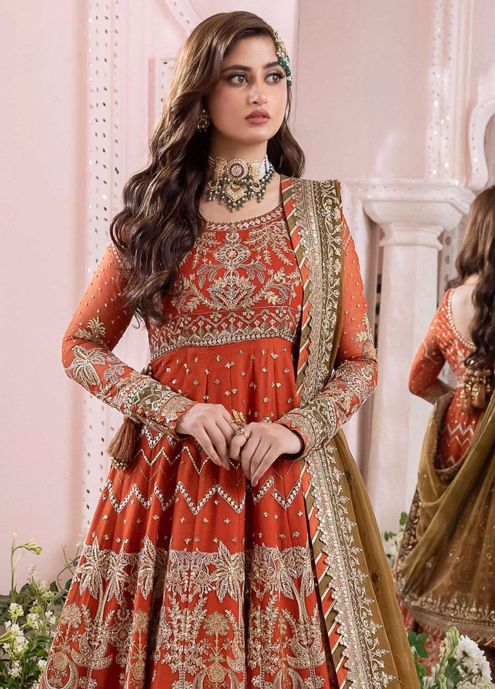 Chandni By Asim Jofa Embroidered Chiffon Suits Unstitched 3 Piece AJ23CH AJCC-09 - Luxury Collection