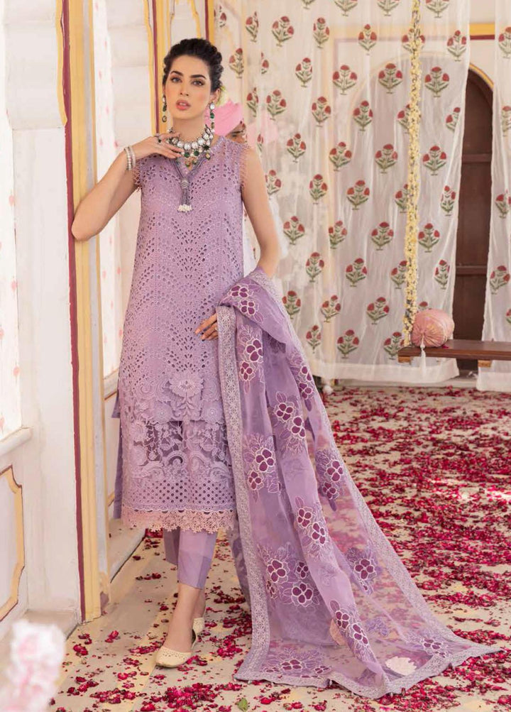 Chandni By Nureh Embroidered Lawn Suits Unstitched 3 Piece NU22C NF-33 - Eid Collection