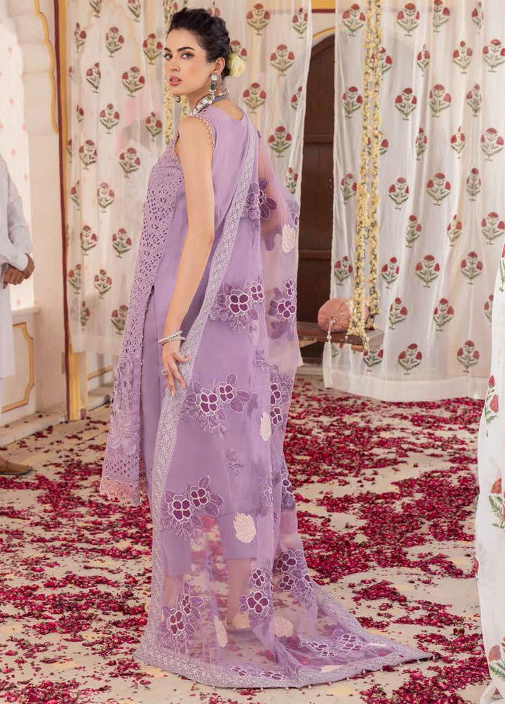 Chandni By Nureh Embroidered Lawn Suits Unstitched 3 Piece NU22C NF-33 - Eid Collection