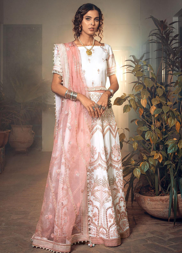 Chandni By Surmai Embroidered Katan Suits Unstitched 3 Piece SUR21C SWC-04 Raqs - Wedding Collection