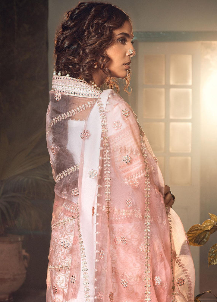 Chandni By Surmai Embroidered Katan Suits Unstitched 3 Piece SUR21C SWC-04 Raqs - Wedding Collection