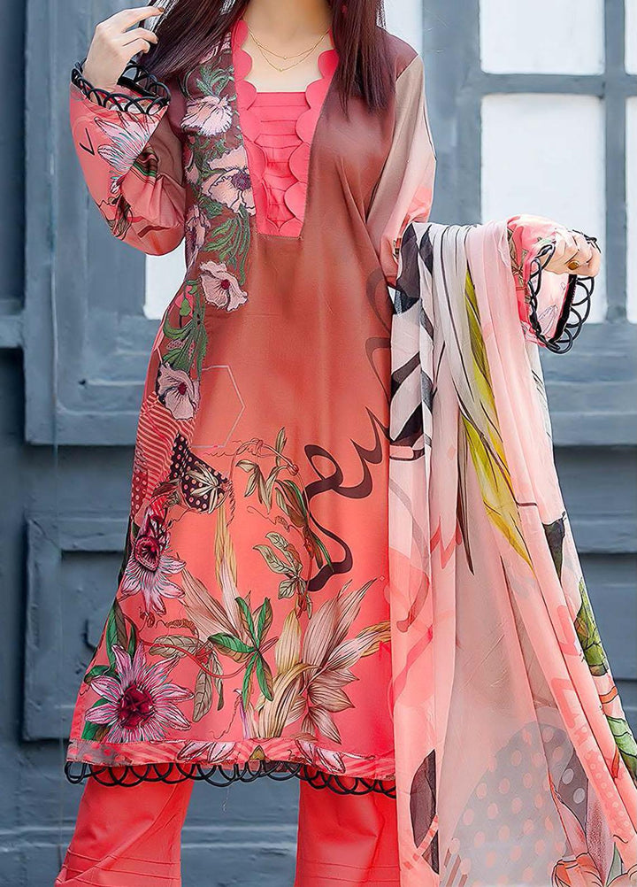 Kashish By Change Embroidered Lawn Suits Unstitched 3 Piece CG21K CL-025 - Summer Collection