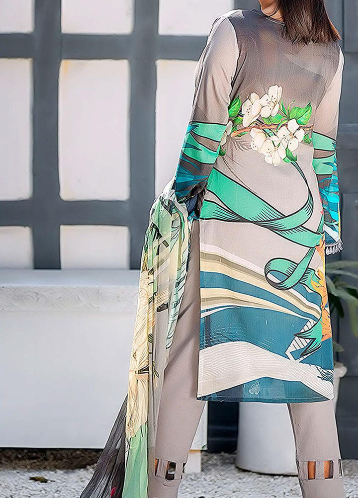 Kashish By Change Embroidered Lawn Suits Unstitched 3 Piece CG21K CL-026 - Summer Collection