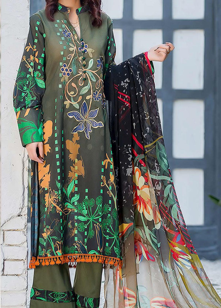 Kashish By Change Embroidered Lawn Suits Unstitched 3 Piece CG21K CL-028 - Summer Collection