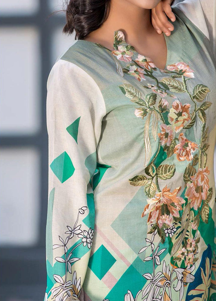 Kashish By Change Embroidered Lawn Suits Unstitched 3 Piece CG21K CL-031 - Summer Collection