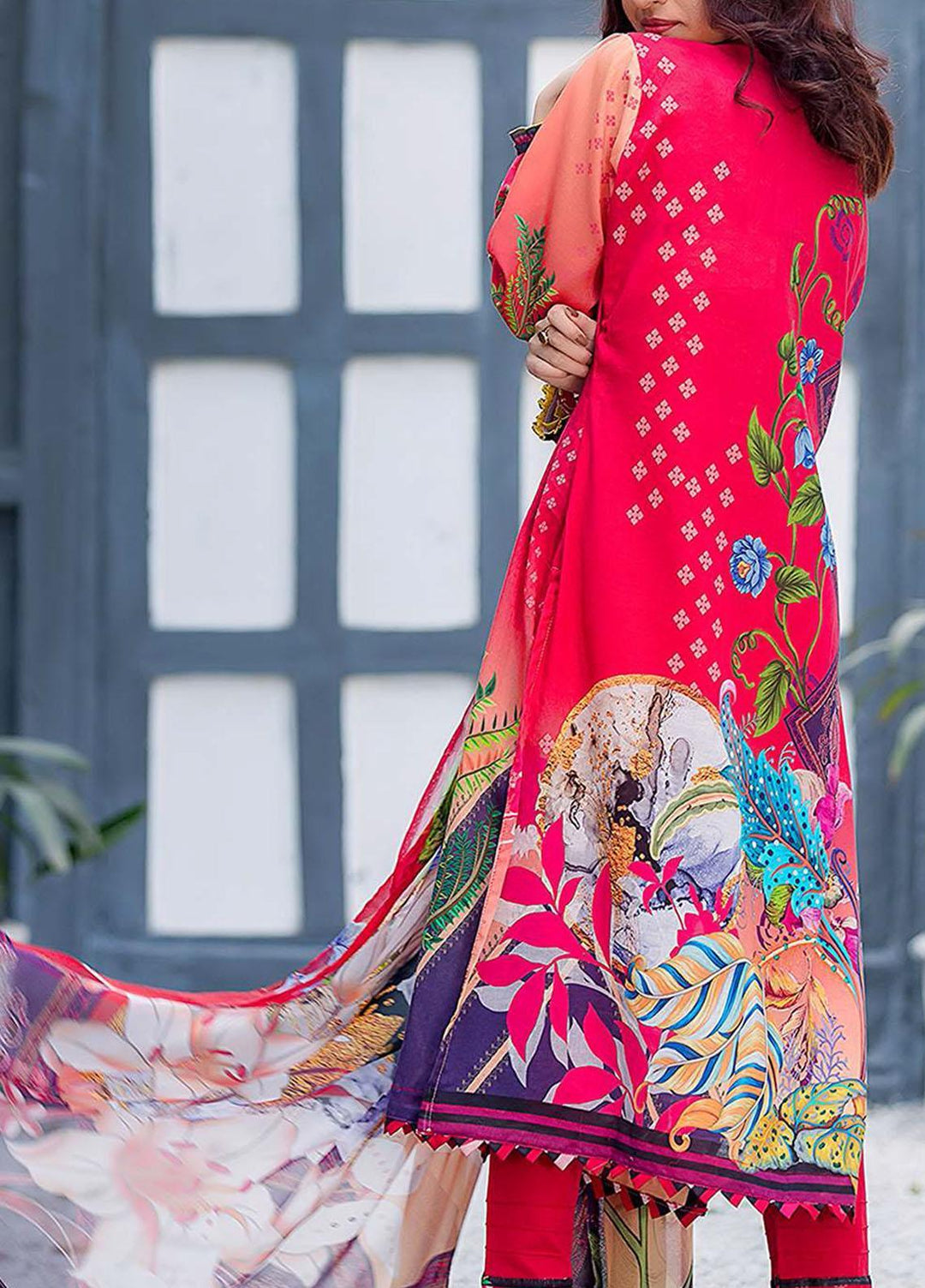 Kashish By Change Embroidered Lawn Suits Unstitched 3 Piece CG21K CL-032 - Summer Collection