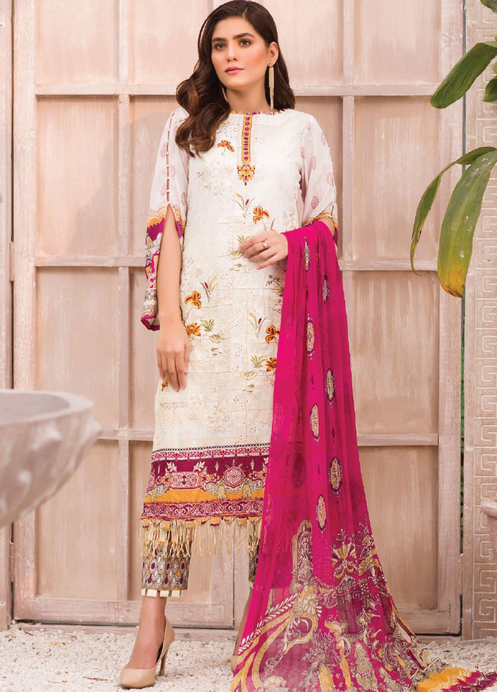 Change Embroidered Lawn Suits Unstitched 3 Piece CG21SR D-21 - Summer Collection