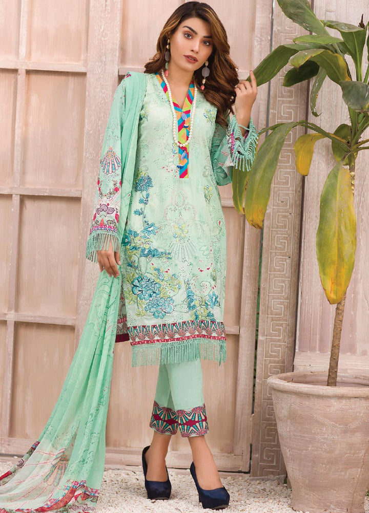 Change Embroidered Lawn Suits Unstitched 3 Piece CG21SR D-23 - Summer Collection