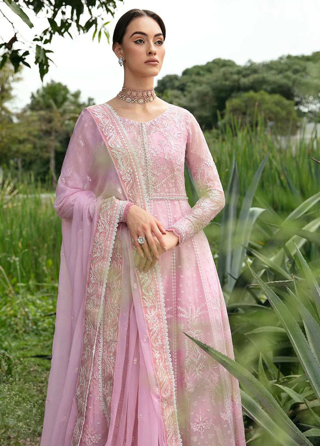 Chant D lAmour by Gulaal Embroidered Chiffon Suits Unstitched 4 Piece GL24CD D-01 Amour - Luxury Collection