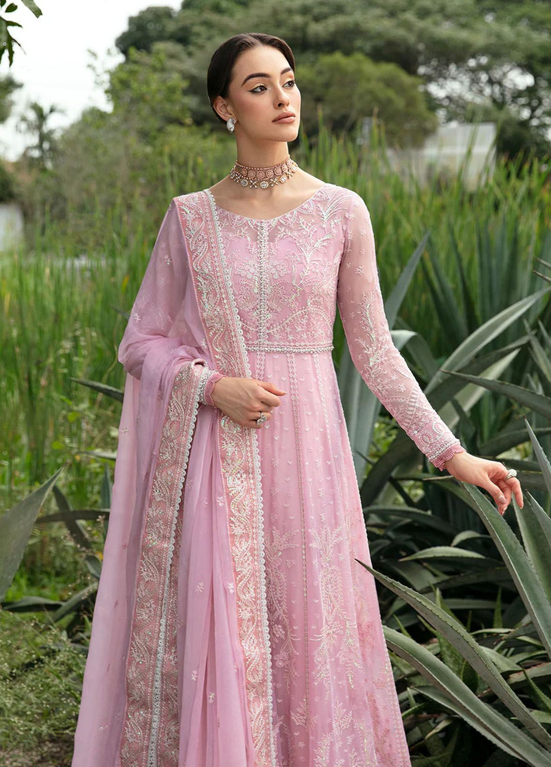 Chant D lAmour by Gulaal Embroidered Chiffon Suits Unstitched 4 Piece GL24CD D-01 Amour - Luxury Collection