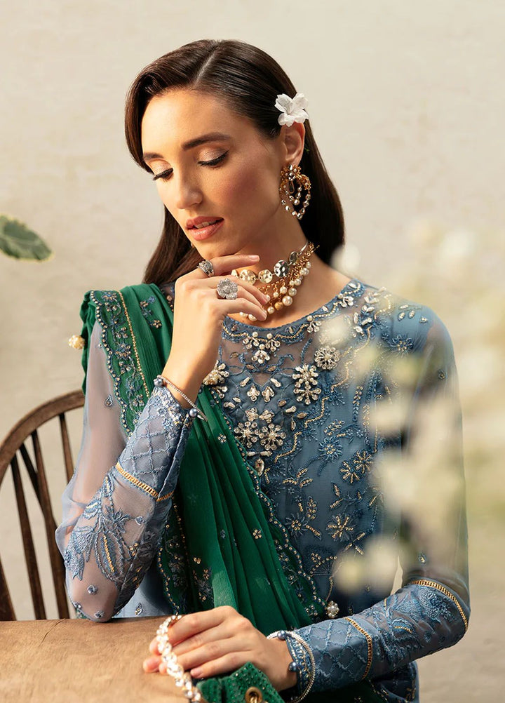 Chant D lAmour by Gulaal Embroidered Chiffon Suits Unstitched 4 Piece GL24CD D-02 Helia - Luxury Collection