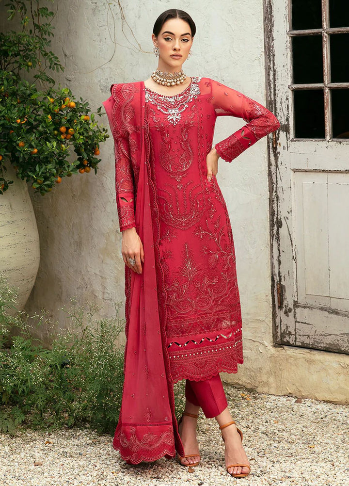Chant D lAmour by Gulaal Embroidered Chiffon Suits Unstitched 4 Piece GL24CD D-03 Ulmaria - Luxury Collection