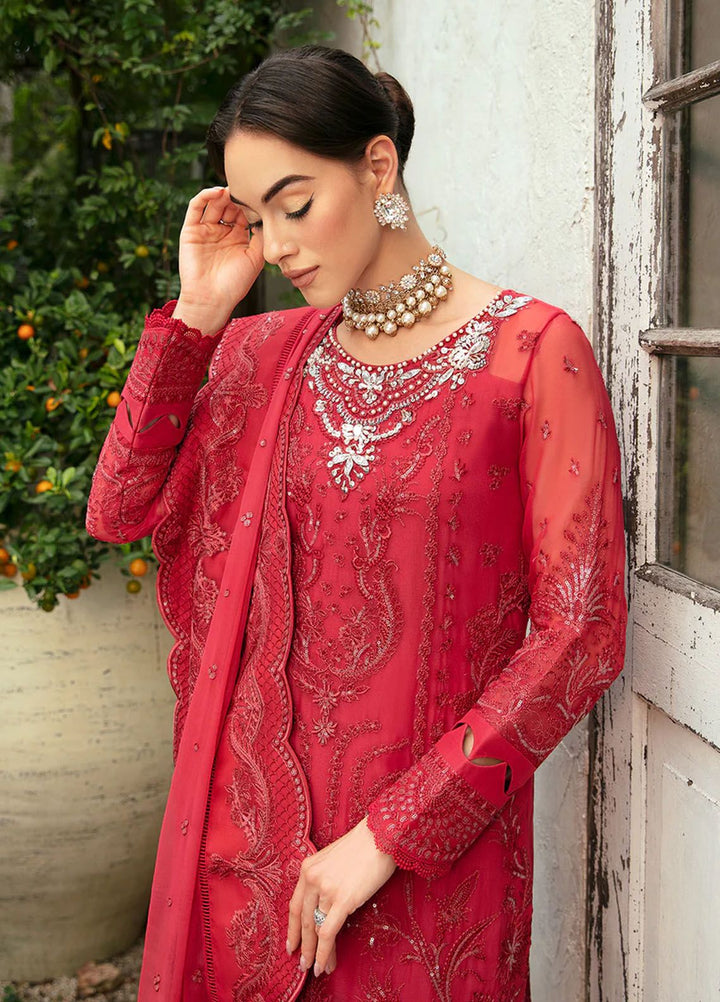 Chant D lAmour by Gulaal Embroidered Chiffon Suits Unstitched 4 Piece GL24CD D-03 Ulmaria - Luxury Collection