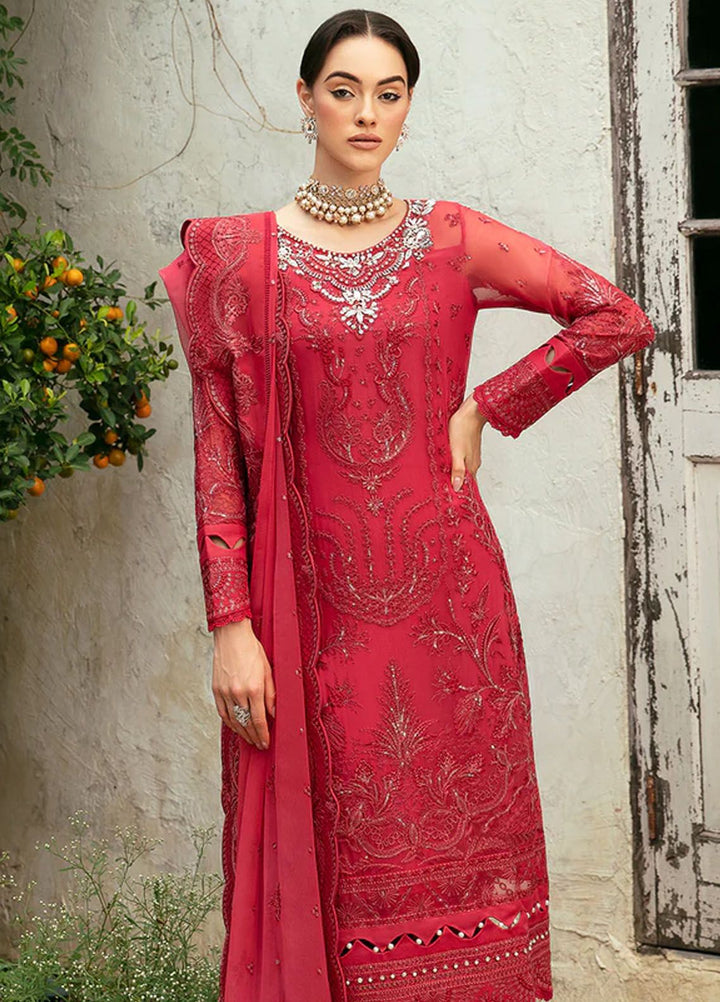 Chant D lAmour by Gulaal Embroidered Chiffon Suits Unstitched 4 Piece GL24CD D-03 Ulmaria - Luxury Collection