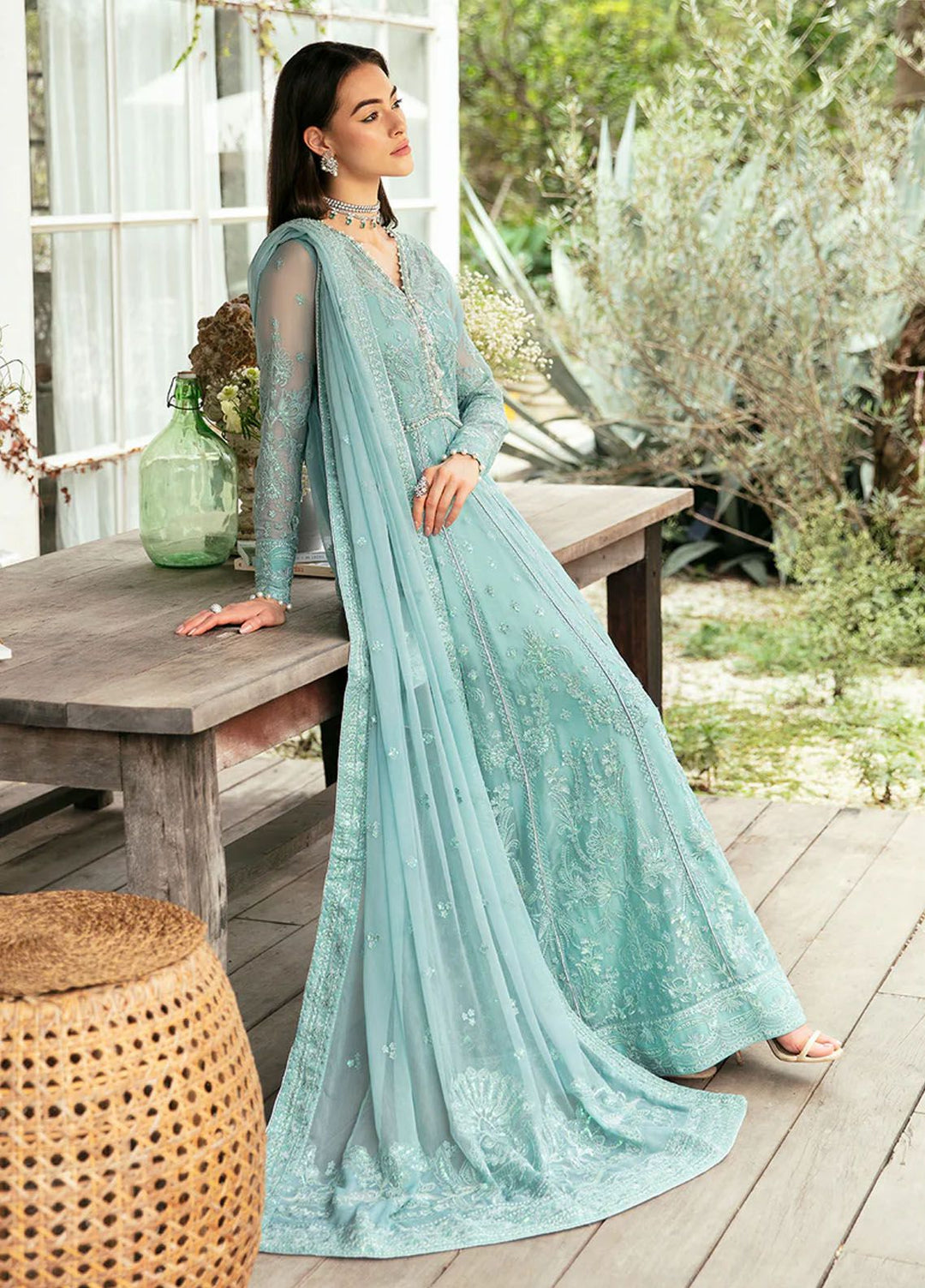 Chant D lAmour by Gulaal Embroidered Chiffon Suits Unstitched 4 Piece GL24CD D-06 Iveria - Luxury Collection