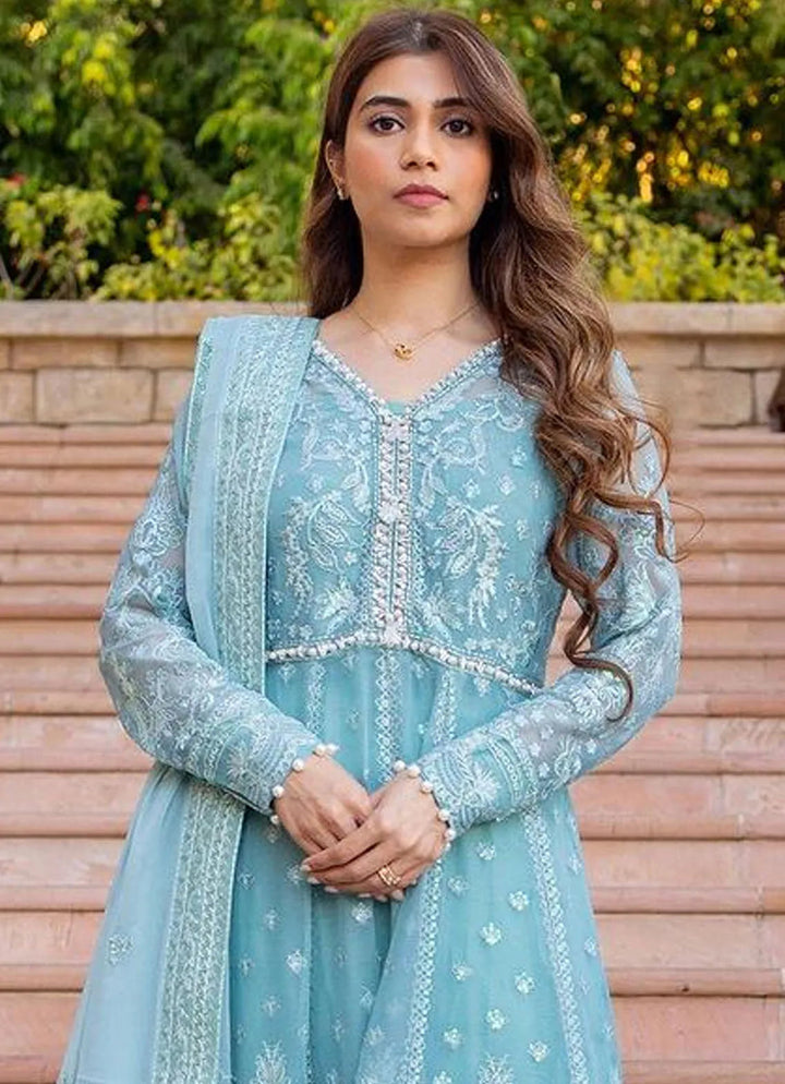 Chant D lAmour by Gulaal Embroidered Chiffon Suits Unstitched 4 Piece GL24CD D-06 Iveria - Luxury Collection