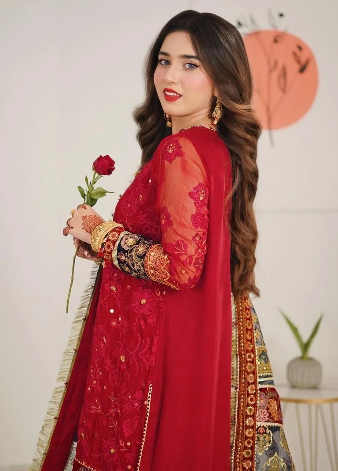 Chantelle By Baroque Embroidered Chiffon Suits Unstitched 3 Piece BQ24CH EC 07 - Luxury Collection