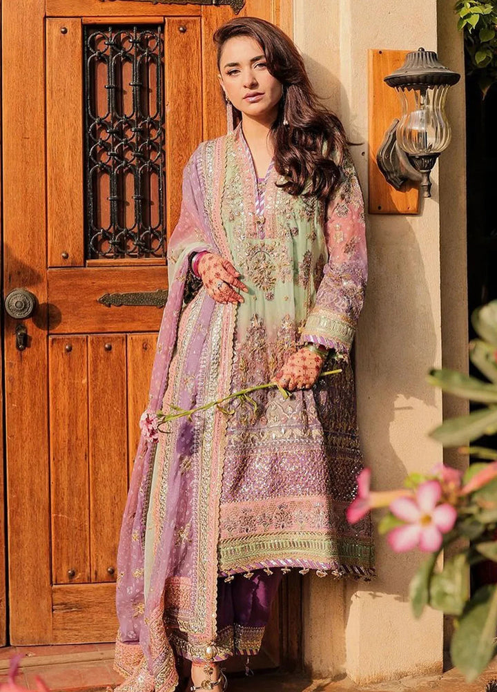 Chantelle By Baroque Embroidered Chiffon Suits Unstitched 3 Piece BQ24CH EC 08 - Luxury Collection