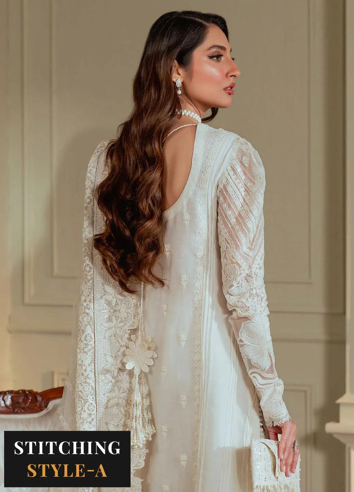 Chantelle by Baroque Embroidered Chiffon Suits Unstitched 3 Piece BQ24CL EC 02 - Luxury Collection