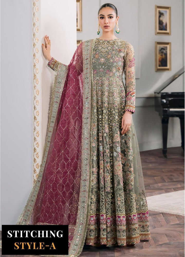 Chantelle By Baroque Embroidered Net Suits Unstitched 3 Piece BQ24CH EC 02 - Luxury Collection