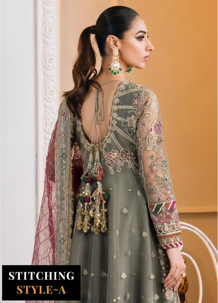 Chantelle By Baroque Embroidered Net Suits Unstitched 3 Piece BQ24CH EC 02 - Luxury Collection