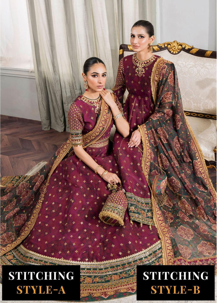 Chantelle By Baroque Embroidered Chiffon Suits Unstitched 3 Piece BQ24CH EC 03 - Luxury Collection