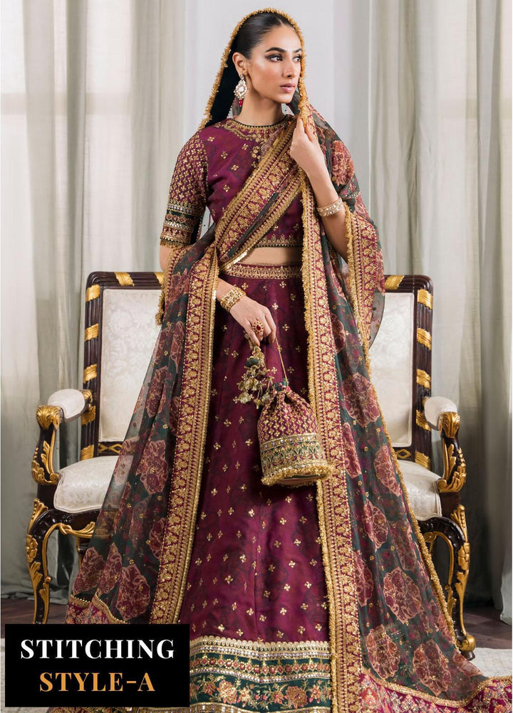 Chantelle By Baroque Embroidered Chiffon Suits Unstitched 3 Piece BQ24CH EC 03 - Luxury Collection