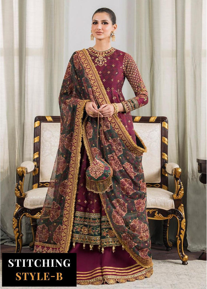 Chantelle By Baroque Embroidered Chiffon Suits Unstitched 3 Piece BQ24CH EC 03 - Luxury Collection