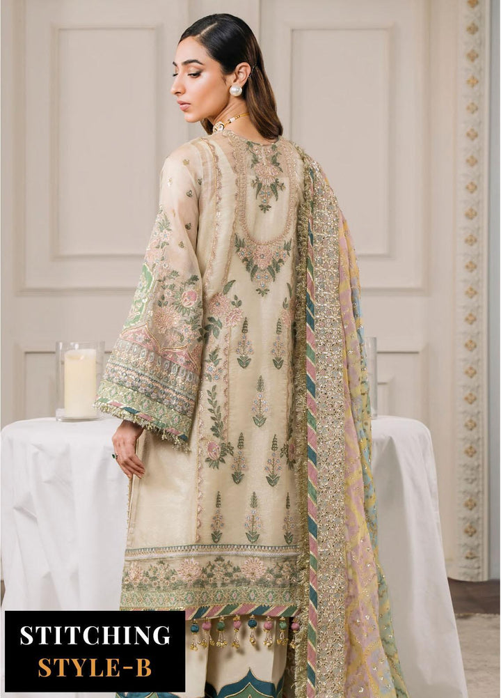 Chantelle By Baroque Embroidered Missouri Suits Unstitched 3 Piece BQ24CH EC 04 - Luxury Collection