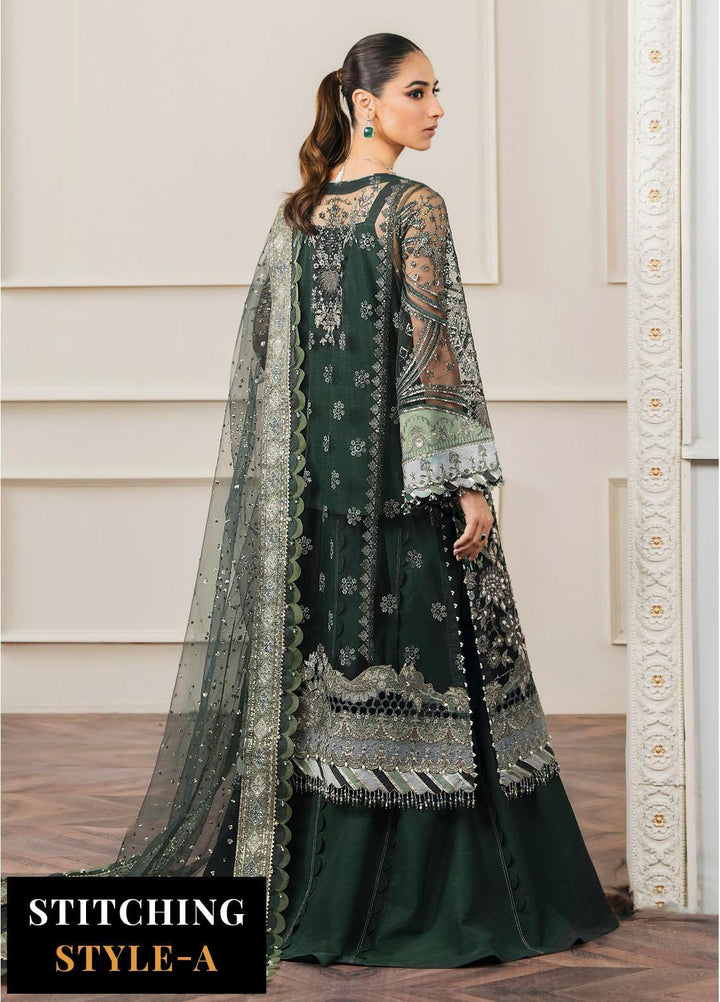 Chantelle by Baroque Unstitched Embroidered Net 3 Piece Suit BQ26UCF CH12-D05 - Festive Collection