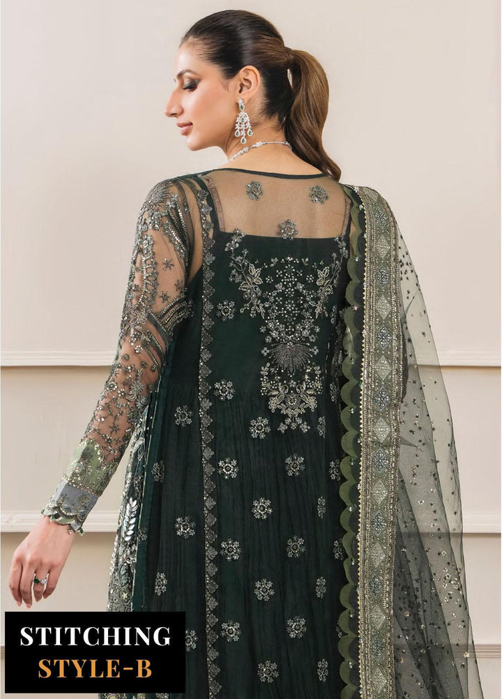 Chantelle by Baroque Unstitched Embroidered Net 3 Piece Suit BQ26UCF CH12-D05 - Festive Collection