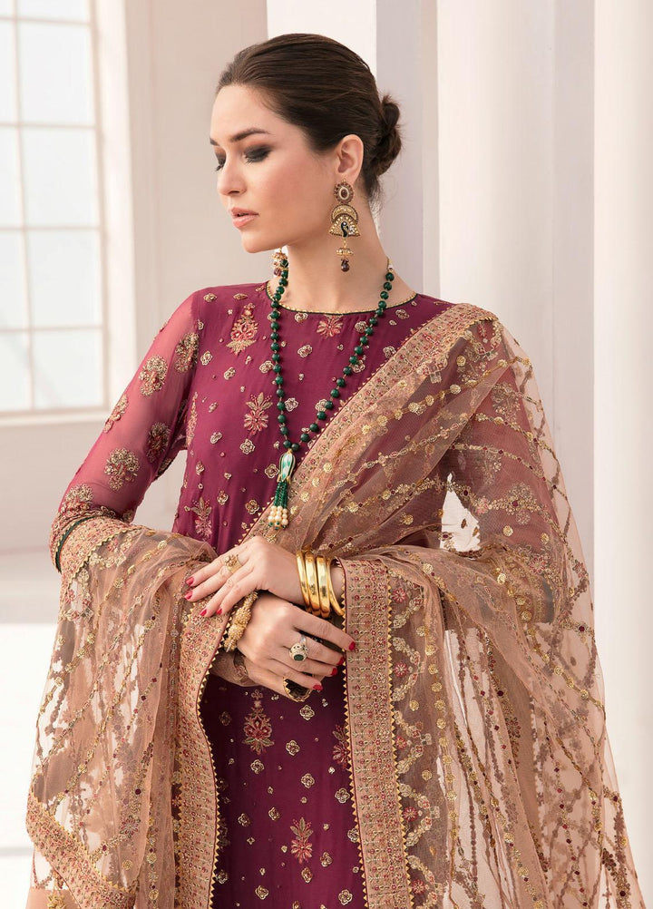 Chantelle by Baroque Unstitched Embroidered Chiffon 3 Piece Suit BQ26UCF CH11-D02 - Festive Collection