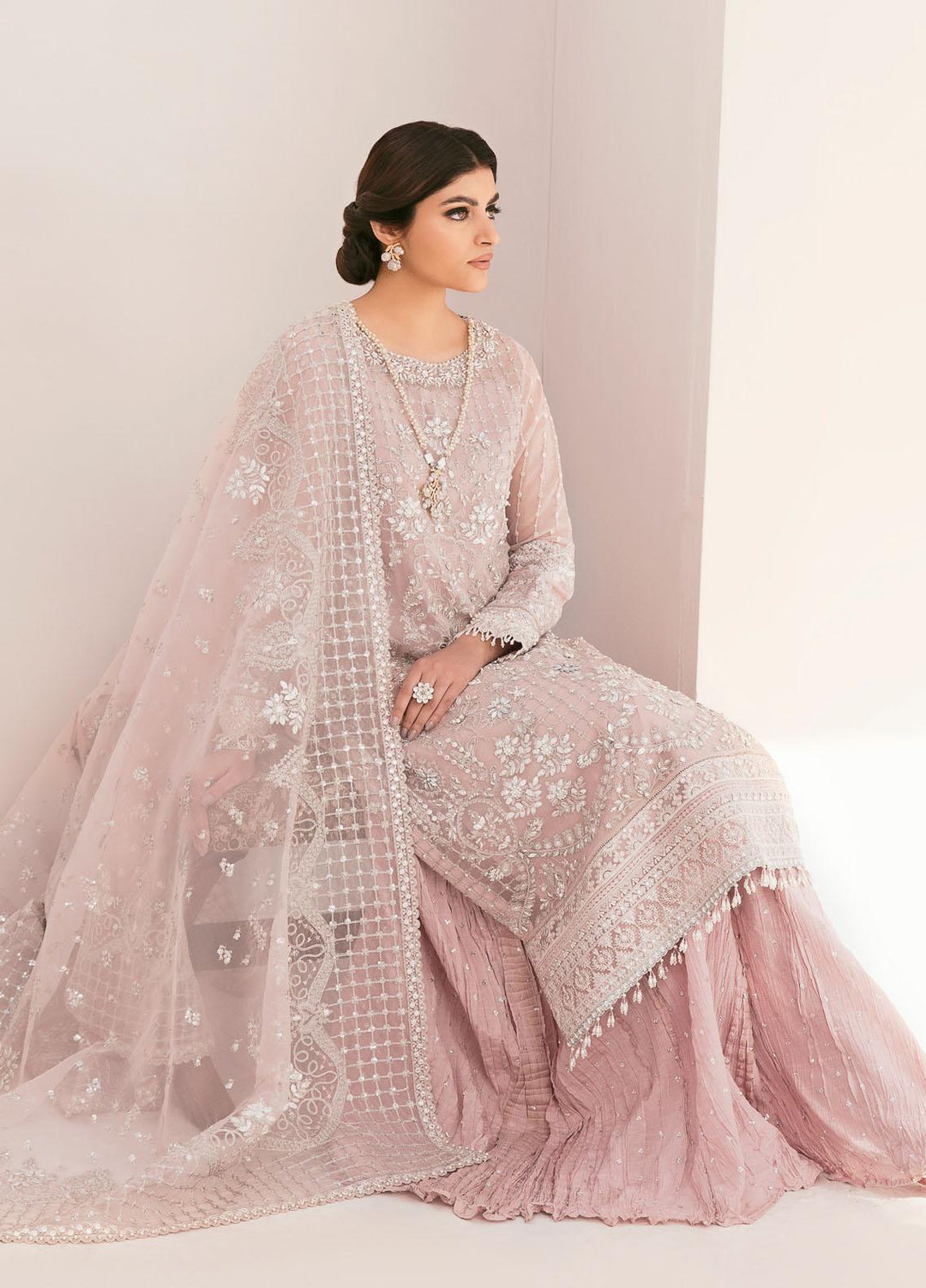 Chantelle by Baroque Unstitched Embroidered Chiffon 3 Piece Suit BQ26UCF CH11-D05 - Festive Collection