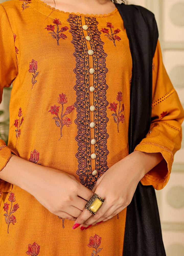 Chantilly De Lace By Aalaya Embroidered Dhanak Suits Unstitched 3 Piece ALY22CDL-V3 D-02 - Winter Collection