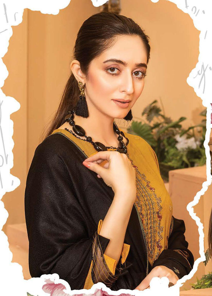 Chantilly De Lace By Aalaya Embroidered Dhanak Suits Unstitched 3 Piece ALY22CDL-V4 DE-09 - Winter Collection