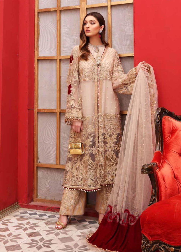 Allure By Charizma Embroidered Chiffon Suits Unstitched 3 Piece CRZ21-AE2 CAL/09 - Luxury Collection