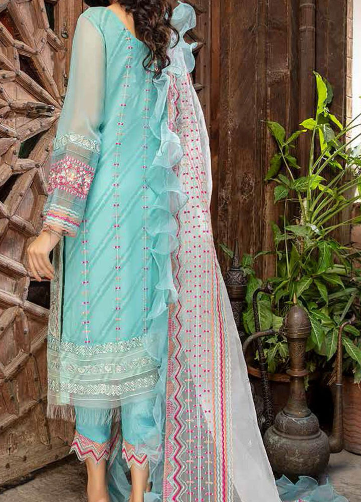 Allure By Charizma Embroidered Chiffon Suits Unstitched 3 Piece CRZ21-AE2 CAL/14 - Luxury Collection