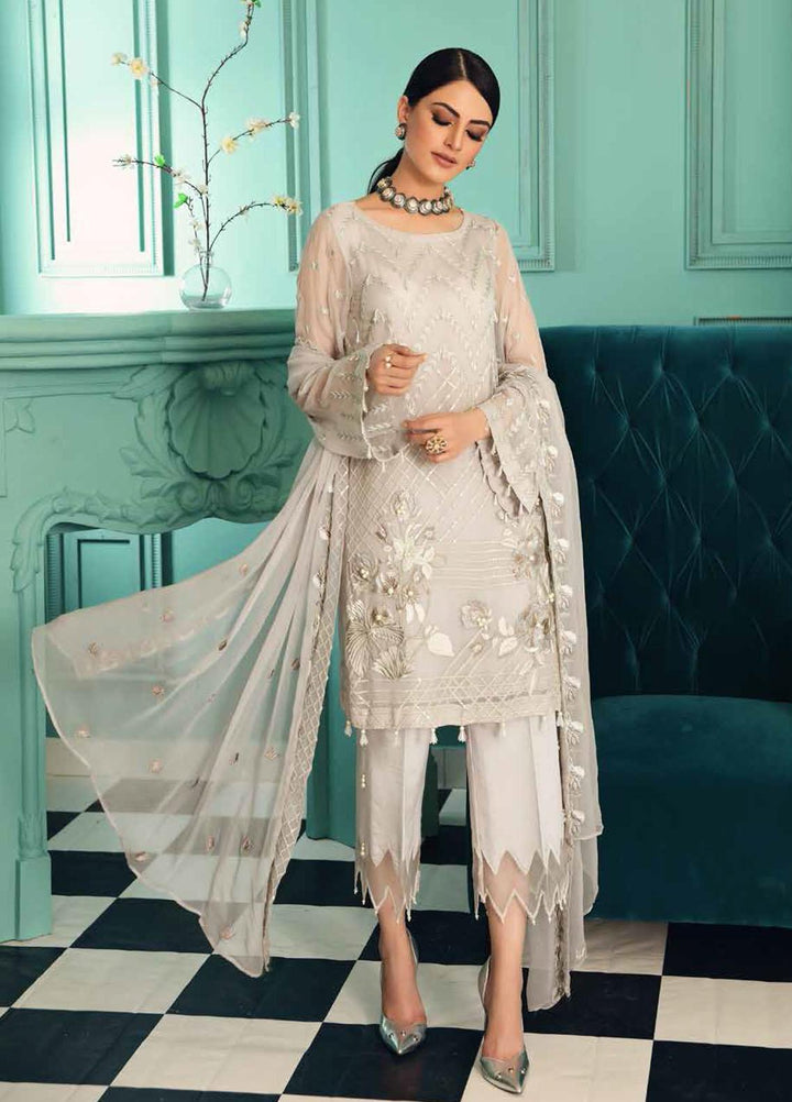 Allure By Charizma Embroidered Chiffon Suits Unstitched 3 Piece CRZ21-AE2 CAL/15 - Luxury Collection