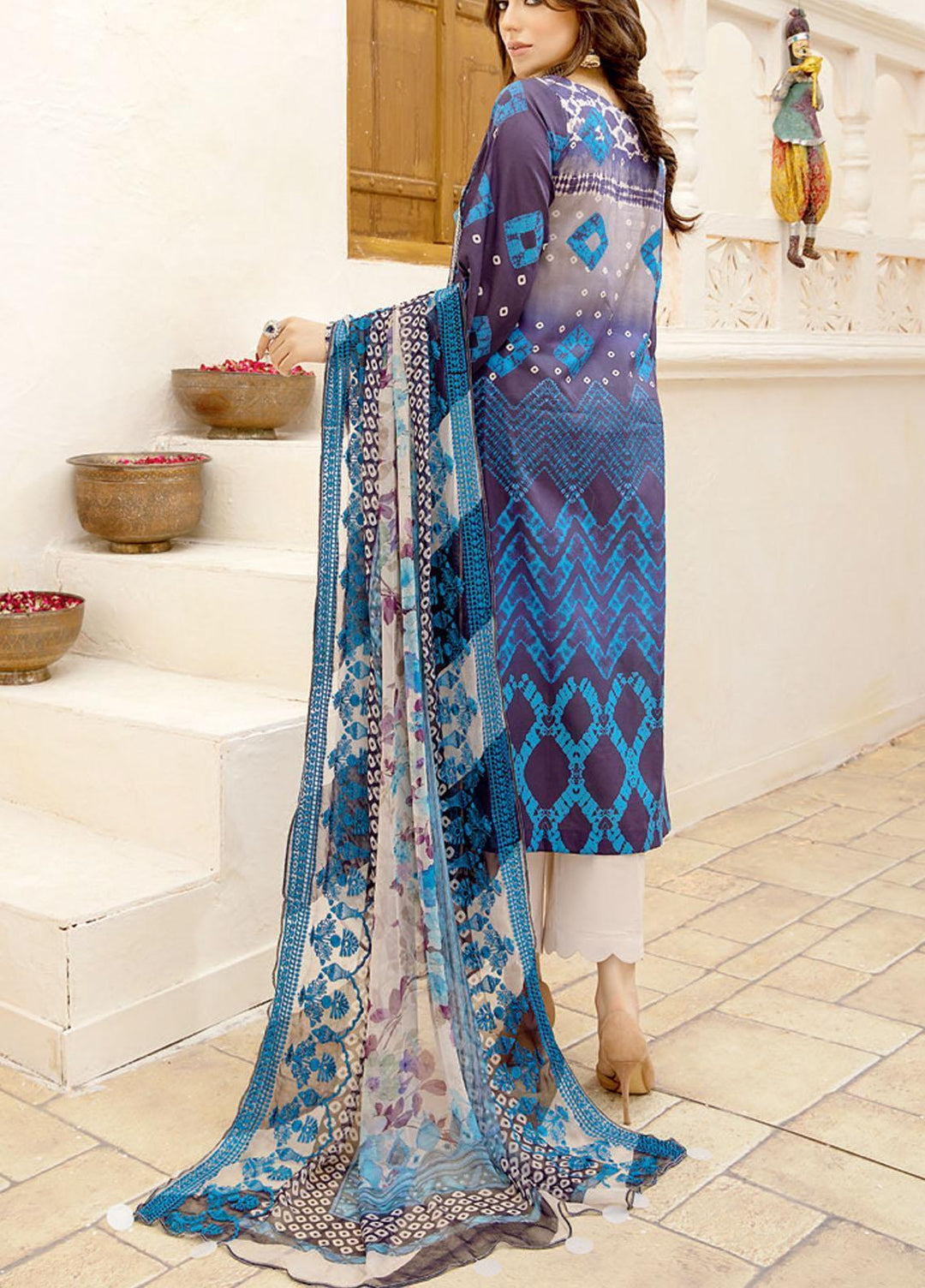 Aniiq Chunri By Charizma Printed Lawn Suits Unstitched 3 Piece CRZ21AC 07 - Summer Collection