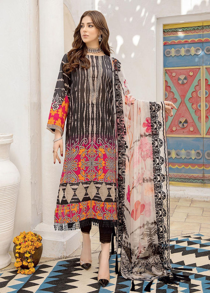 Aniiq Chunri By Charizma Printed Lawn Suits Unstitched 3 Piece CRZ21AC 08 - Summer Collection